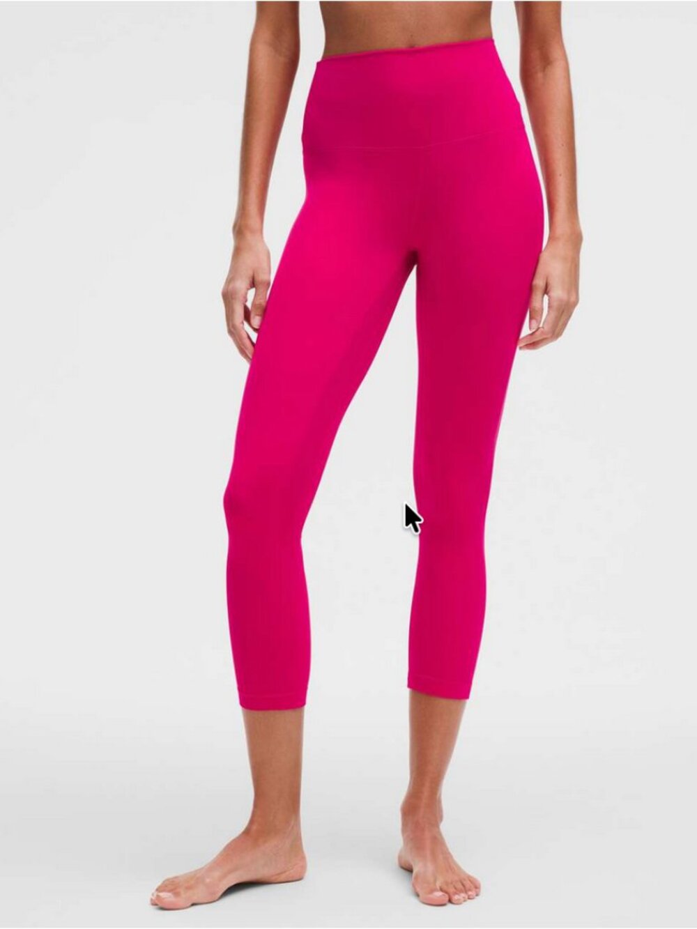 Lululemon Align High-Rise Crop 23" Passionate red pink yoga leggings